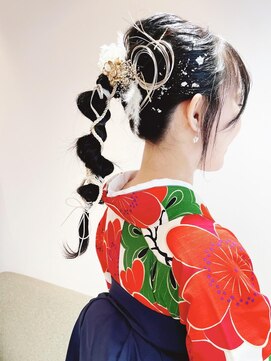 ネオリーブ チッタ 阿佐ヶ谷店(Neolive citta) 式典も婚礼もかわいい編みおろしポニーテール