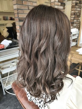 セットアップ 倉敷中庄店(SET-UP) ピュア感 こなれ感up シルバーグレージュ×ロング