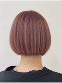 ボブ/ピンクカラー/デザインカラー