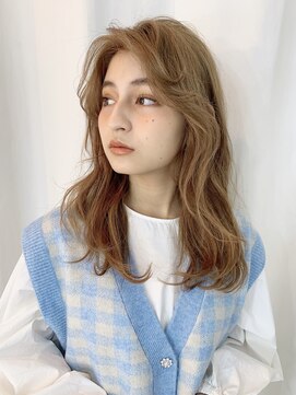 マグノリア(MAGNOLIA) 顔周りのウェーブが決め手！かきあげラフカールパーマ♪・・KAYO