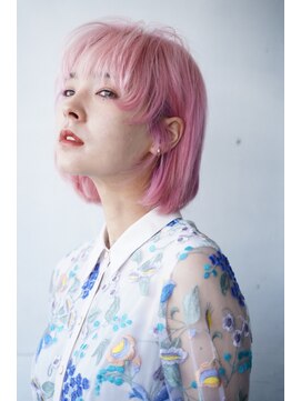 リノショアーズ ショウナン 辻堂店(RinoShores SHONAN) 10代20代★大人かわいいダブルカラーブリーチピンクアッシュ系