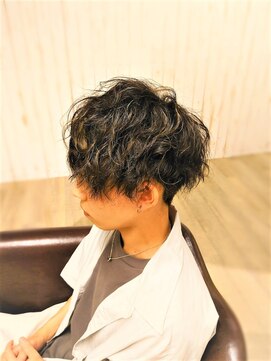 アンプリュス リアン(1+ Unplus lien) メンズスパイラルMIXパーマ/亀戸/錦糸町