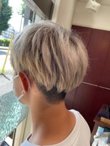 アッシュヘアー 宮下本店(A-sh HAIR) カラーで雰囲気◎ホワイトベージュ