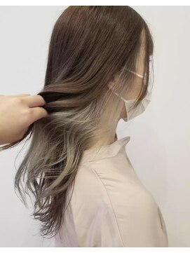 パザパ 南館店(pa.za.pa.) インナーカラー★ホワイトベージュ