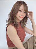 モテウェーブミディ×大人かわいい