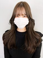 アイティーバイアルバム 下北沢店(IT by ALBUM)&nbsp;オリーブベージュ_グレージュカラーボブウルフ_ba402371