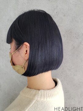 アーサス ヘアー デザイン 八千代緑が丘店(Ursus hair Design by HEADLIGHT) ブルーブラック×ミニボブ_743S15115