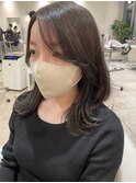 鎖骨ミディ×ショコラアッシュ