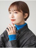 ★大人可愛い20代30代小顔丸みショートボブマッシュ