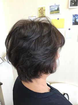 フープ(hoop) ノンジアミンカラーで髪もふんわり