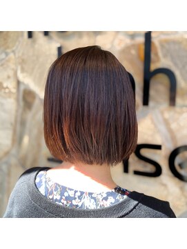 ナチュラルハイセンス 本店(natural high sense) ナチュラルストレートボブ/町屋駅