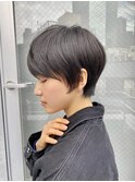 20代30代40代抜け感ショートレイヤーナチュラルベージュ