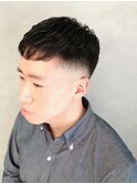 バーバースタイルベリーショートフェードカット【新大阪】