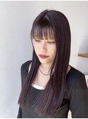 ブリーチなしラベンダーグレージュ