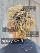 ヨシザワインク バンダイ(YOSHIZAWA Inc. BANDAI)&nbsp;新発田/万代/メンズ専門/パーマ/ピンパーマ/スパイキーウルフ