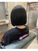 エクステアウト後のチェンジカット＆カラー