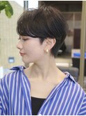 大人マッシュショート／丸みショート／イメチェン／30代40代50代