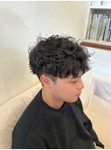 メンズパーマ/ショートマッシュ/ちさき
