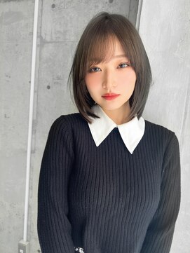 ロンドローズ 名古屋(Lond damaskRose) 顔周り ダブルカラー 名駅 ブリーチ 髪質改善 ボブ 韓国 192