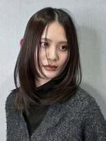 スカイ(SKY)&nbsp;髪質改善縮毛矯正韓国風レイヤーカットダブルカラーベージュ