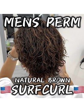 ビカム 名駅(become) 【サーフカールパーマ】メンズカラースパイラルウルフ名古屋名駅