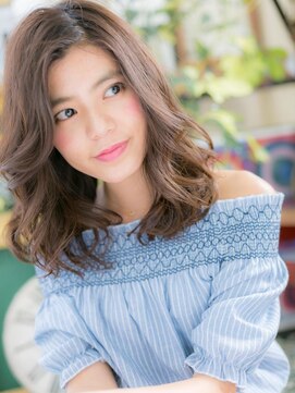 カバーヘア ブリス 北浦和(COVER HAIR bliss) かきあげフレンチガーリーレイヤーセミディh3北浦和20代30代40代