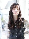 ロングウルフ/ロングレイヤー/透けバング/抜け感/SOLセンター南