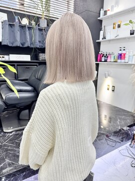 チュダック(ChuDuck) 韓国風《ミルクティー》ハイトーン/ケアブリーチ/ダブルカラー