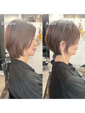 ミルシェ(MILSHE) ショートカット/白髪ぼかし/髪質改善/豊中/岡町
