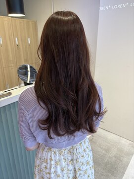 ローレンジウ(LOREN JU) くびれヘア/学割U24/レイヤーカット/オージュア/ダブルカラー