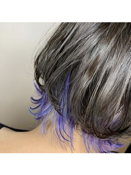 ウェーブ(WAVE) インナーカラー/ブルーシルバー