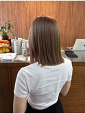 髪質改善/艶髪/美髪/ミディアム/切りっぱなし