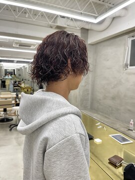 スー 渋谷(suu) メンズカットメンズロングスパイラルパーマサーフカール