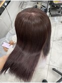 ブリーチなしダークパープル