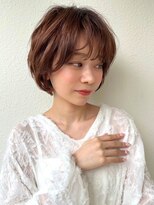 カバーヘア ブリス 北浦和(COVER HAIR bliss)&nbsp;ふんわりショートレイヤー×ココアベージュ/透明感カラーp北浦和