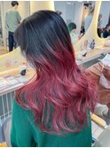 グラデーションカラーレイヤーカットブリーチ横浜駅N