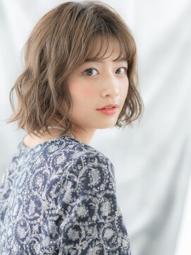 ドクターズサロン LAB 小山店 ことりベージュ大人美人ニュアンスパーマボブディt小山20代30代