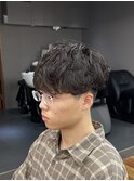 MEN’S/サーフカール/刈り上げセンターパート/表参道駅/青山 
