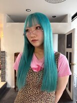 ナービス ラプソディー(NARVIS Rhapsody) ケアブリーチ/エメラルドグリーン/ロングストレート