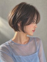 ゴットラトゥール(GOTTO LATOUR) 柔らかいショートボブ×艶ブラウン