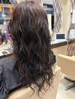 ヘアショップエヌアンドエー 久喜 栗橋店(hairshop N&A)&nbsp;【パーマ】くびれセミロングで小顔見えウェーブスタイル
