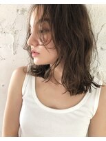 オルセン(OLSEN) 【BAALLOON HAIR】鎖骨ミディアム 切りっぱなしボブ