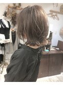 【Marl】フォギーアッシュカラーの無造作ボブ♪