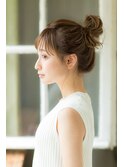 【Lauren. 岸里玉出】ふんわり 透明感 大人のお団子スタイル☆