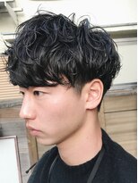 バイフィフス 原宿/表参道(by fifth)&nbsp;スパイラルパーマ刈り上げツーブロックマッシュニュアンスパーマ