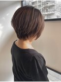 大人可愛い ショートボブ