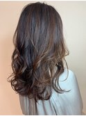 大人可愛いゆるふわカール/ナチュラルアッシュ/フレンチガーリー
