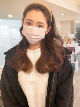 ジーナ 名駅(XENA.) 《xena》韓国カットたぷっと感レイヤー☆くびれる女神ヘア