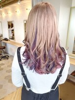 カルテット(Quartett)&nbsp;【Quartett】大人可愛いラベンダーチェリーピンクインナーカラー