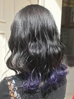 ヘアー ブランコ(hair Blanco)&nbsp;裾カラー♪パープル